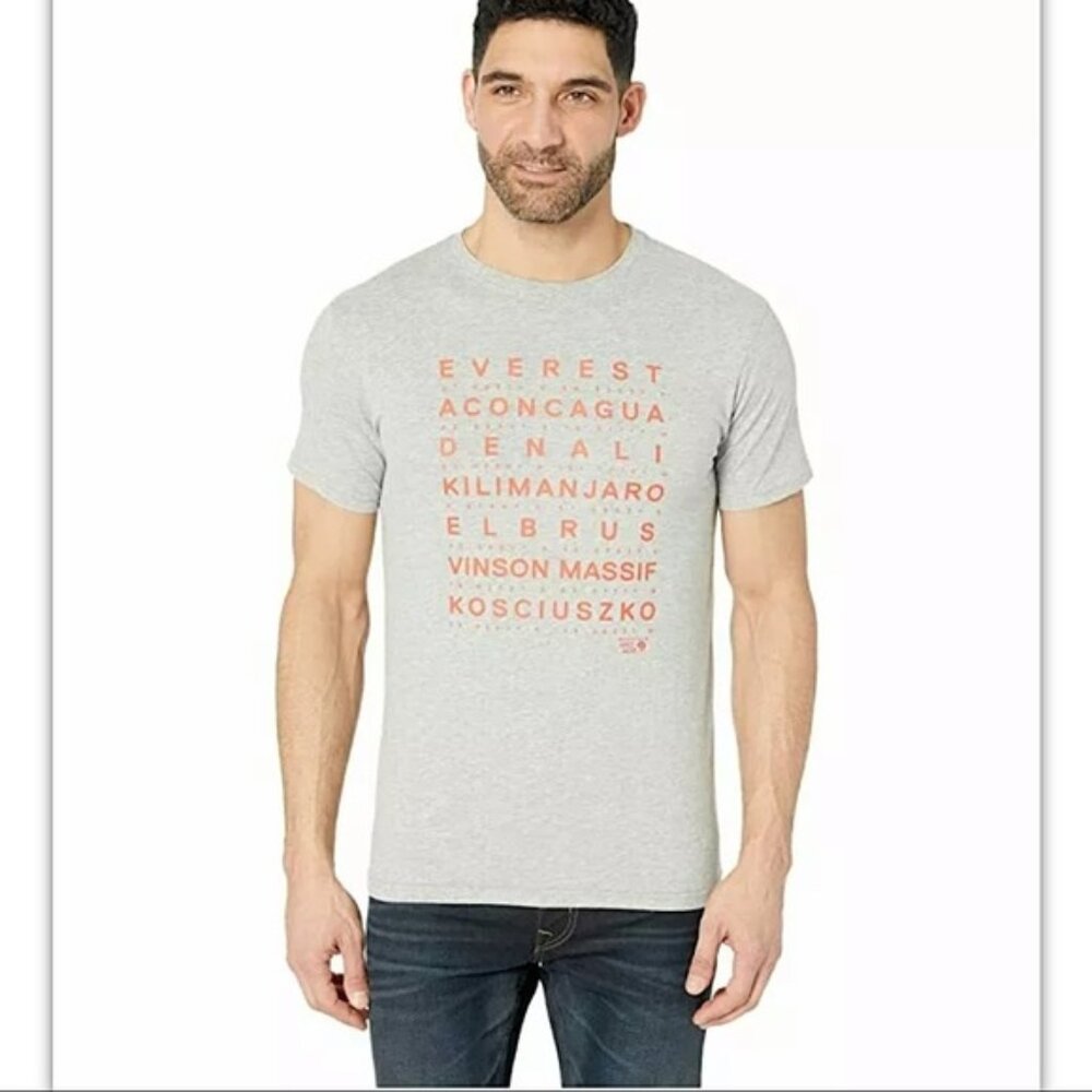 Mountain Hardwear Seven Summit T-Shirt - Men's XL (Gray)